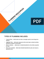 Planning Resources