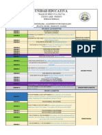 Cronograma de Actividades Por Parciales 2022-2023