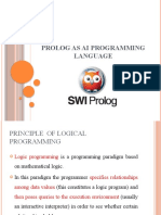 Prolog As AI Programming Language - 1