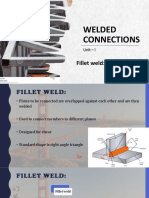 U-1 L-6 Welded Connections - Fillet Weld