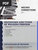 U-1 L-5 Welded Connections - Butt Weld