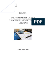 Modul Biaya Produksi Pakan