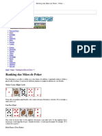 Ranking das Mãos de Poker _ Poker Dicas