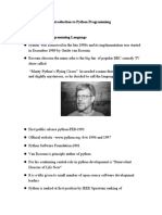 Introduction To Python Programming