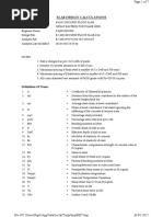 Ground Floor Slab Design Calculations