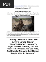 Military Resistance 9F8 Rising Defections From the Army[1]