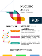 Nucleic Acids - Structure of Nucleotides