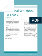 Practical Workbook Answers: Exam-Style Questions Practical Investigation 1.1