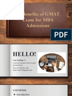 10 Benefits of GMAT Exam For MBA Admisssions (21!06!2022)