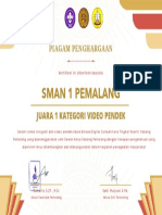 Juara 1 Videografi