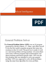 Artificial Intelligence General Problem Solver and Search Techniques