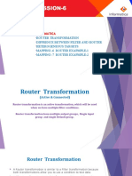 SESSION-6 Router Transformation