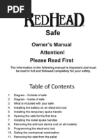 Download 2011 RedHead Gun Safe Manual by reboottheday-junk SN57927020 doc pdf