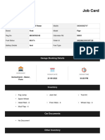 Job Card for Ford Figo MH14FX0149