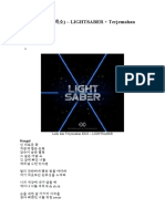 Lirik EXO - LightSaber