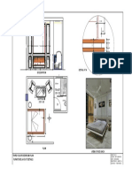 D Elevation Detail at A: False Ceiling LVL False Ceiling LVL