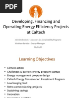 Download Developing Financing and Operating Energy Efficiency Projects at Caltech by LucidDesignGroup SN57927400 doc pdf