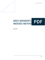 Msci Momentum Indexes Methodology
