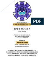 Rider Técnico Ismael - Sierra