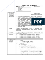 Sasaran Keselamatan Pasien Sop Identifikasi Pasien