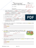 HKCCCU Logos Academy Physics Worksheet - Chapter 2 Electric Circuit 2.1 Electric Current