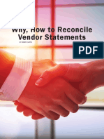 Why, How To Reconcile Vendor Statements: by Henry Curtis
