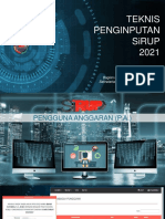 Teknis Penginputan RUP 2021