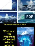 Properties of Water - Its Chemistry and Some Physics