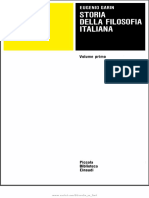 Eugenio Garin - Storia Della Filosofia Italiana. Vol. 1-Einaudi (1966)