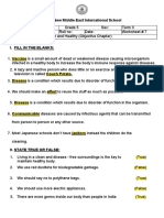 GRADE 5 CHAPTER 3 LET'S BE CLEAN AND HEALTHY (OBJECTIVE CHAPTER) WORKSHEET ANSWER KEY (1) .pdfUPDATED