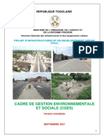 CGES PIDU Actualisé PR La Publication