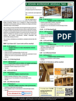 Timber Design Workshop: Module Two: Workshop Summary 16 Hours of CPD Day 2
