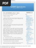 Download CIVIL LAW REVIEWER by Ruben F Balane  CyBAR Operations by NOr JOe Sanidad SN57930513 doc pdf