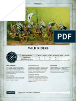 Aos Warscroll Wild Riders FR