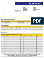 DCB Bank: Statement of Account