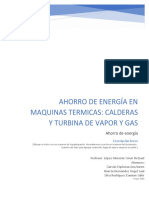 Ahorro Energia Calderas y Turbinas