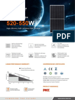 SS-550-72MDH: High Efficiency Half-Cell Mono PERC Module