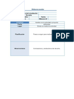 Formato de Bitácora Escolar