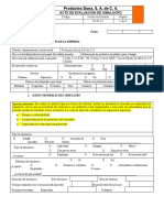 Acta de Evaluacion DeSimulacro Productos Duna