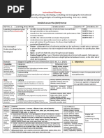 Detailed Lesson Plan (DLP) Format: Instructional Planning