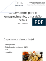 Aula Suplementos para o Emagrecimento