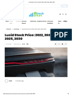 Lucid Motors Stock Prediction 2022, 2023, 2024, 2025, 2030