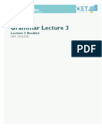 Grammar Course 2 Lecture3 Oet Writing Workbook