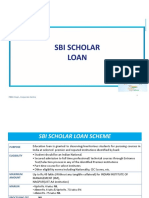 Sbi Scholar Loan