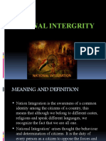 National Intergrity