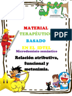 Actividad 8 Microdominio Semántico, Analogías Verbales