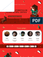 Criação Automática de Fichas de RPG: Critíco: ETEC Abdias Do Nascimento Centro Paula Souza