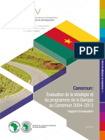 2015 Cameroun Evaluation Strategie Pays Rapport