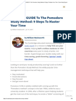 ULTIMATE GUIDE To The Pomodoro Study Method - 9 Steps To Master Your Time - Exam Study Expert