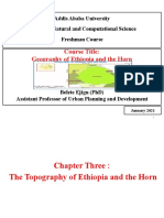 The Topography of Ethiopia and the Horn